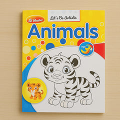 Animals Colouring Book – Fun Learning & Creativity for Kids (Ages 3+ Years)