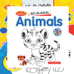 Animals Colouring Book – Fun Learning & Creativity for Kids (Ages 3+ Years)