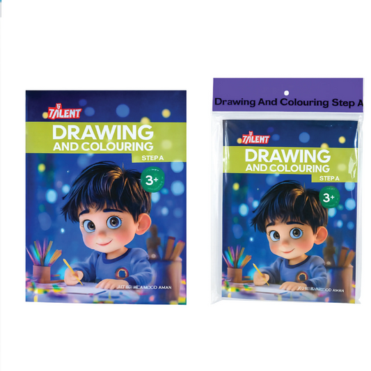 Talent Drawing and Colouring Book – Step A (Age 3+) (Copy)