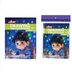 Talent Drawing and Colouring Book – Step A (Age 3+) (Copy)