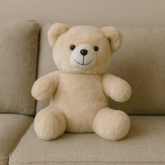 Beige Teddy Bear Plush Toy (50–70 cm) – Soft  Huggable Gift for Kids and Adults