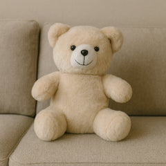 Beige Teddy Bear Plush Toy (50–70 cm) – Soft  Huggable Gift for Kids and Adults